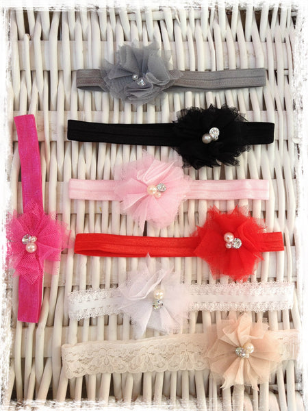 Baby & girl flower headband. BRGN15