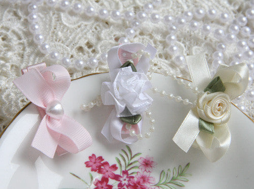 Baby & Girl Floral & Pearl Non-slip Hair Clip Set - Clip55