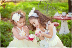 Baby & Girl Flower Girl Vintage Inspired Tutu Dress - TUFW08