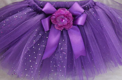 girl baby purple tutu skirt