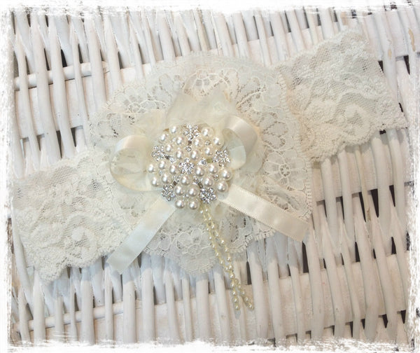 Baby, girl, lady ivory or white christening flower girl bridal fascinator flower headband FLHD54