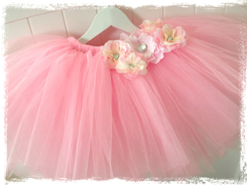 Baby & Girl Fluffy Floral Fairy Tutu Skirt