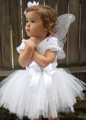 Baby & Girl Christening, Wedding, Fairy White Tutu Skirt