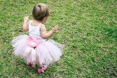 Baby & girl peonie flower girl tutu skirt