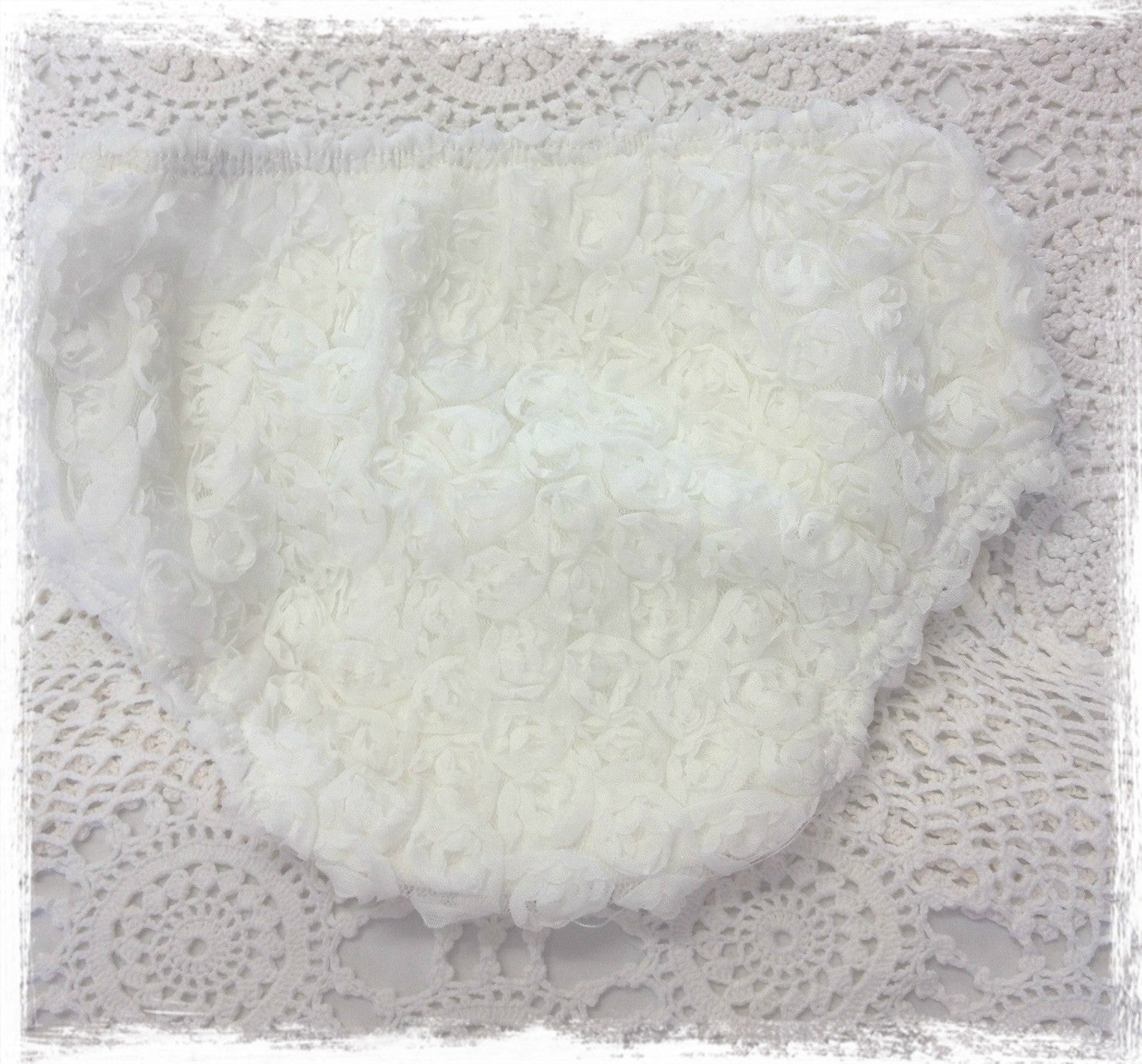 Baby & girl white bloomer BLMR15