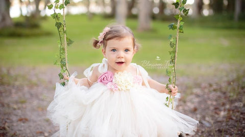Baby & Girl Christening & Flower Girl Tutu dress - TUFW82