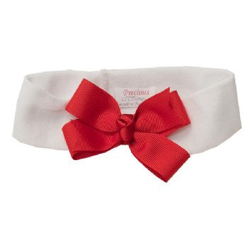 BABY TODDLER & GIRL RED BOW HEADBAND. BRGN06