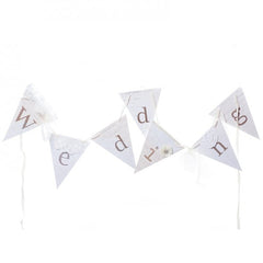 Paper Wedding bunting