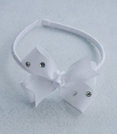 Baby, girl, lady white black or ivory christening flower girl bridal fascinator vintage lace bow headband